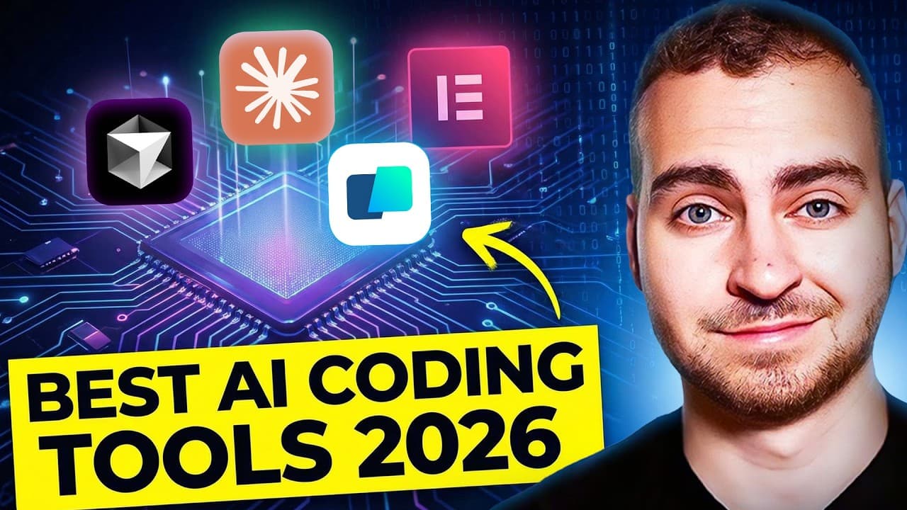 테크 유튜버가 2026년 매일 쓰는 AI 코딩 도구 10가지 영상 대표 이미지