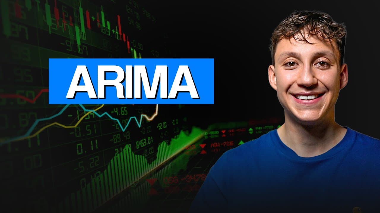 시계열 예측의 표준, ARIMA 모델 한눈에 이해하기 — 자기회귀·차분·이동평균의 결합 영상 대표 이미지