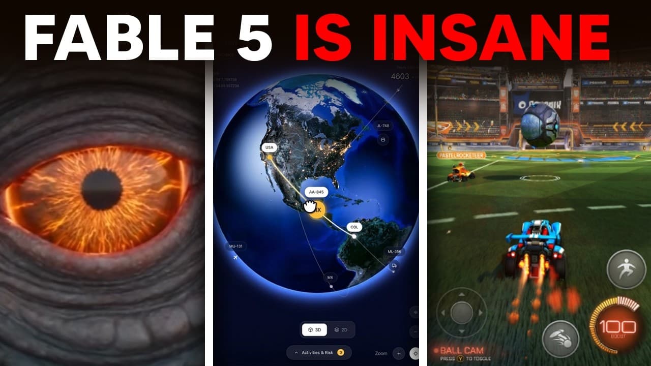 클로드 Fable 5 활용 사례 총정리: 브라우저 게임부터 3D 월드·프론트엔드 디자인까지 영상 대표 이미지