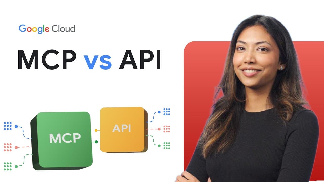 MCP vs API: AI가 도구를 스스로 다루게 하는 새로운 연결 표준 영상 대표 이미지