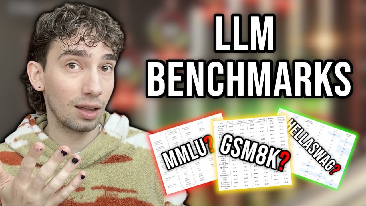 AI 모델 비교표의 숫자, 어떻게 읽을까 — LLM 벤치마크 해설 영상 대표 이미지