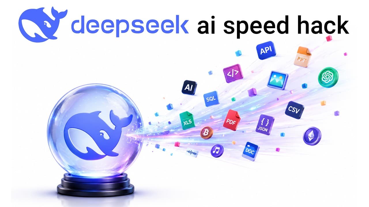 딥시크의 새 추론 가속 기법 'DSpark', AI 응답 속도를 최대 85% 끌어올리다 영상 대표 이미지