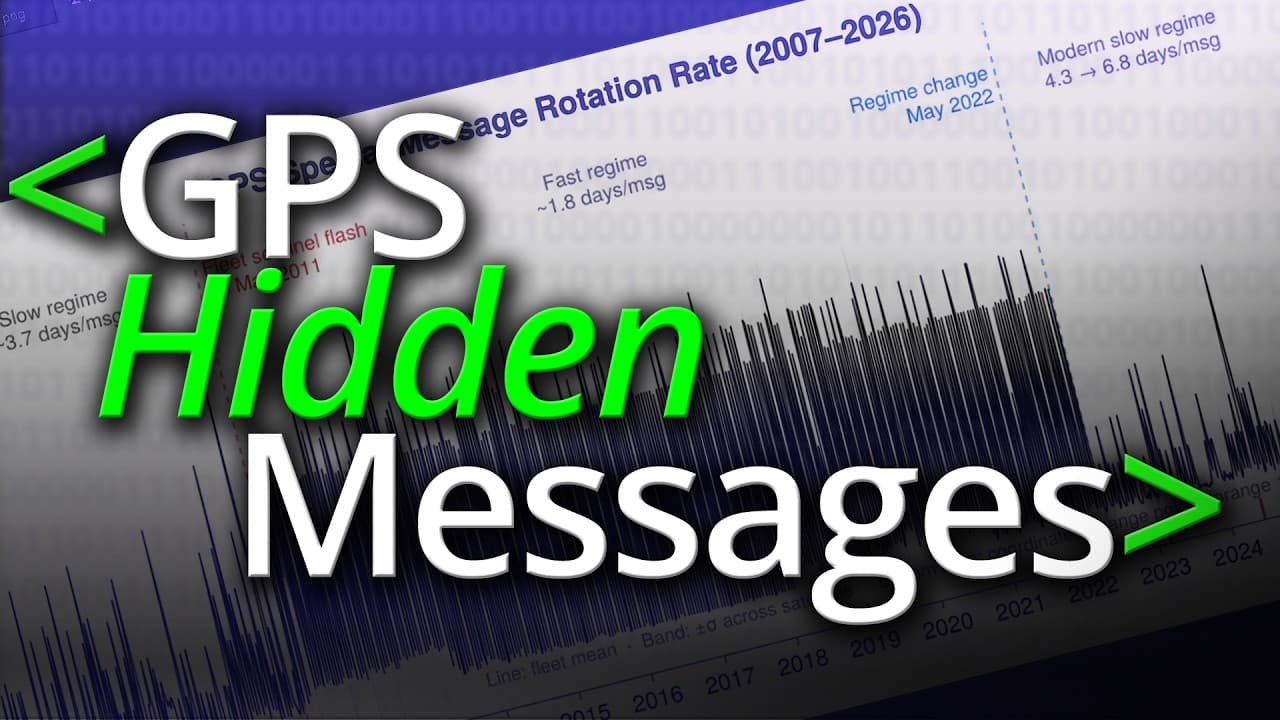 GPS 신호에 숨어 있던 정체불명의 메시지, 그 정체를 추적하다 영상 대표 이미지