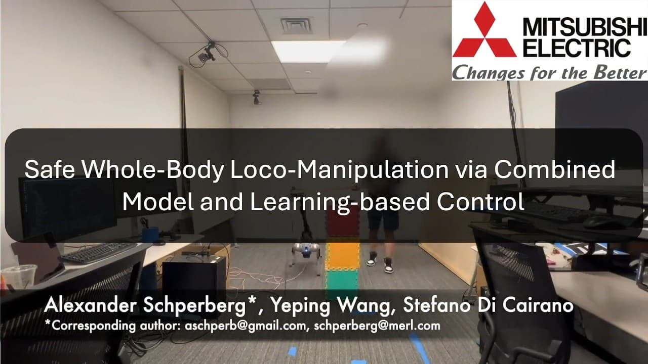 사람이 로봇 팔을 잡아끌면 다리까지 따라 움직인다, 사족보행 로봇의 전신 협업 제어 영상 대표 이미지