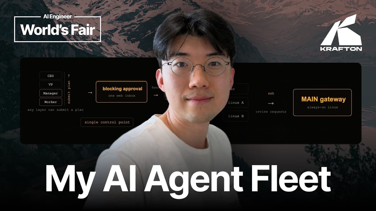 AI 코딩 에이전트 여러 대를 동시에 굴려봤더니: KRAFTON 엔지니어가 겪은 다섯 가지 붕괴 영상 대표 이미지