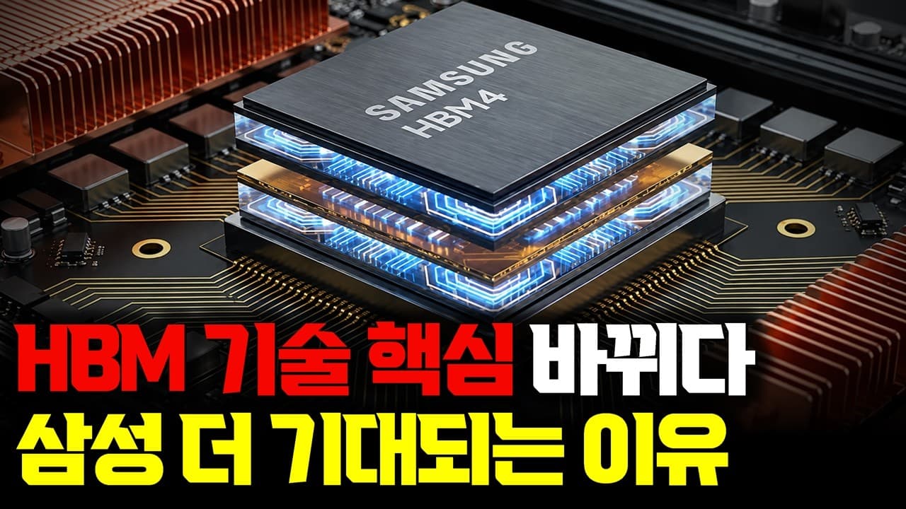 HBM4의 승부처는 맨 아래층, 베이스 다이가 로직 칩이 된 이유 영상 대표 이미지
