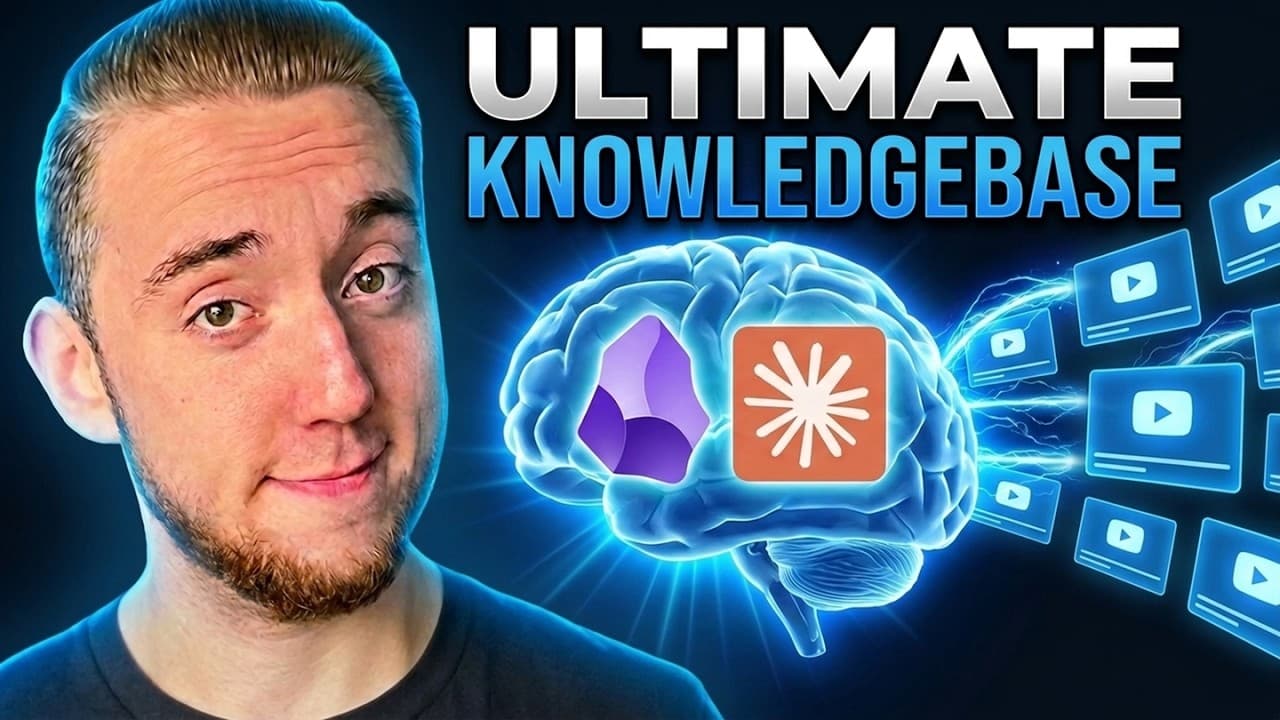 유튜브 채널 하나를 지식베이스로: OKF로 만드는 AI 세컨드 브레인 영상 대표 이미지