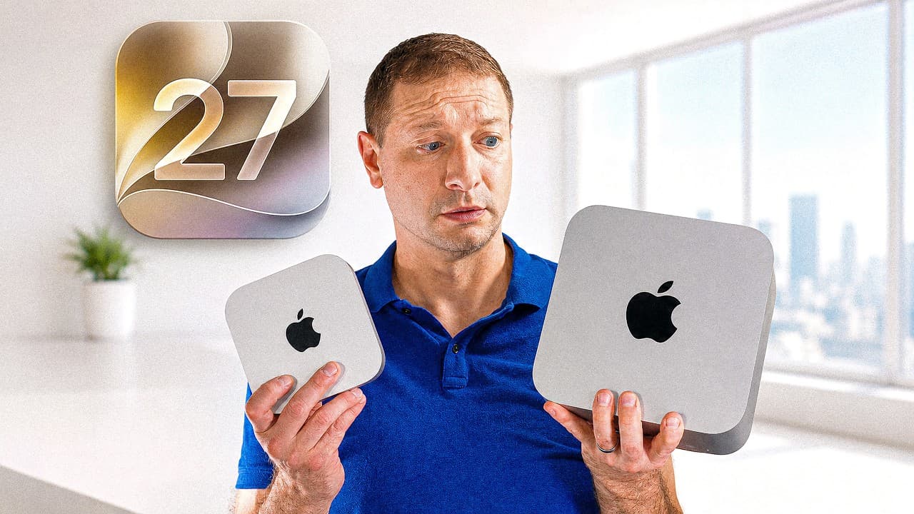 macOS 27에 숨어 있던 애플의 내장 AI 'FM' — 맥 미니가 맥 스튜디오와 같은 속도인 이유 영상 대표 이미지