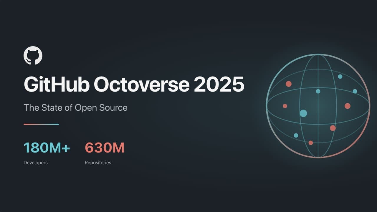 타입스크립트가 파이썬을 제쳤다 — GitHub 옥토버스 2025가 데이터로 보여준 'AI가 바꾼 개발 지형' 영상 대표 이미지