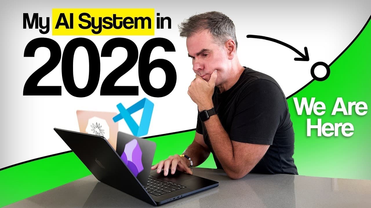 2026년 AI를 처음부터 다시 세팅한다면: 비즈니스를 위한 5단계 시스템 영상 대표 이미지