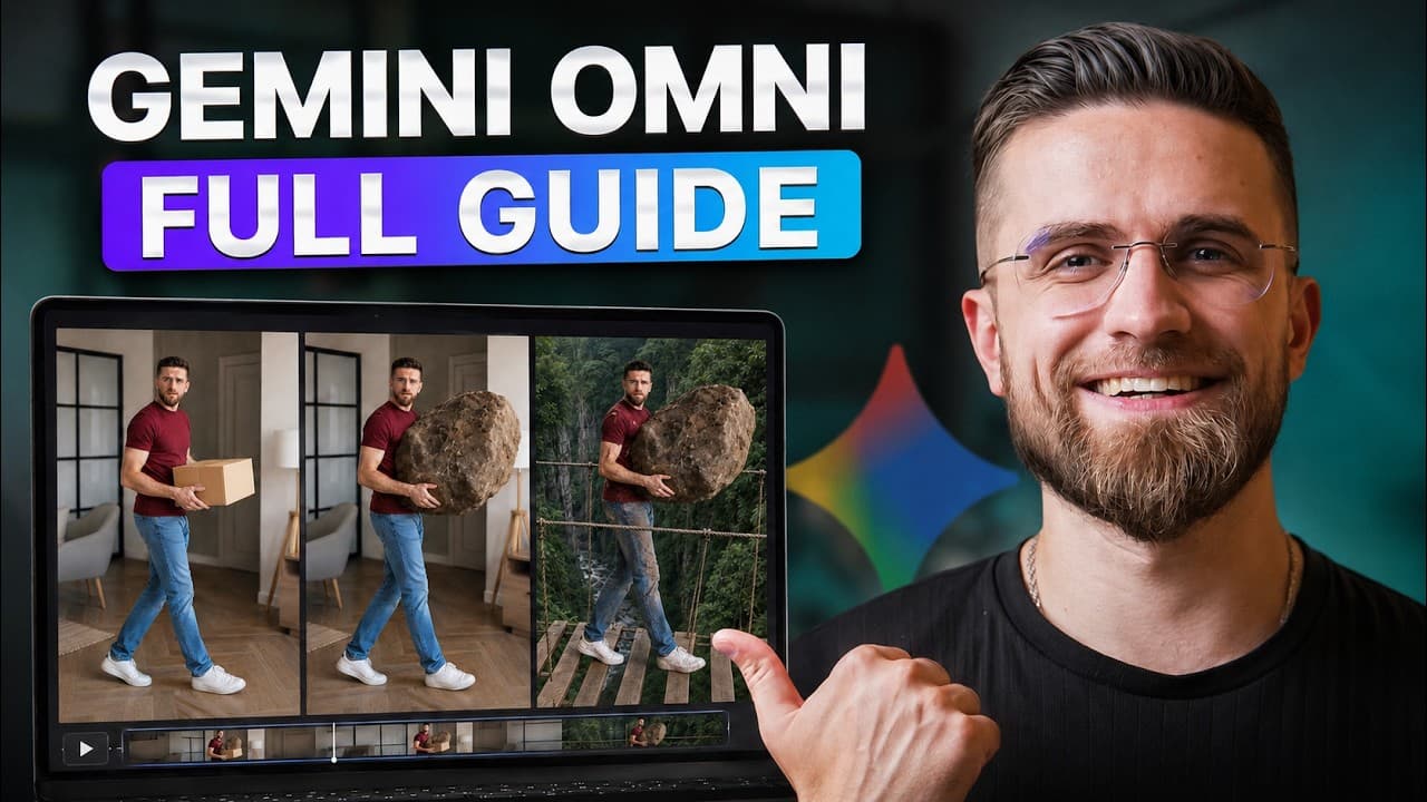 구글 Gemini의 영상 생성 'Omni' 실전 점검: 물리·캐릭터 일관성·대화형 편집 영상 대표 이미지