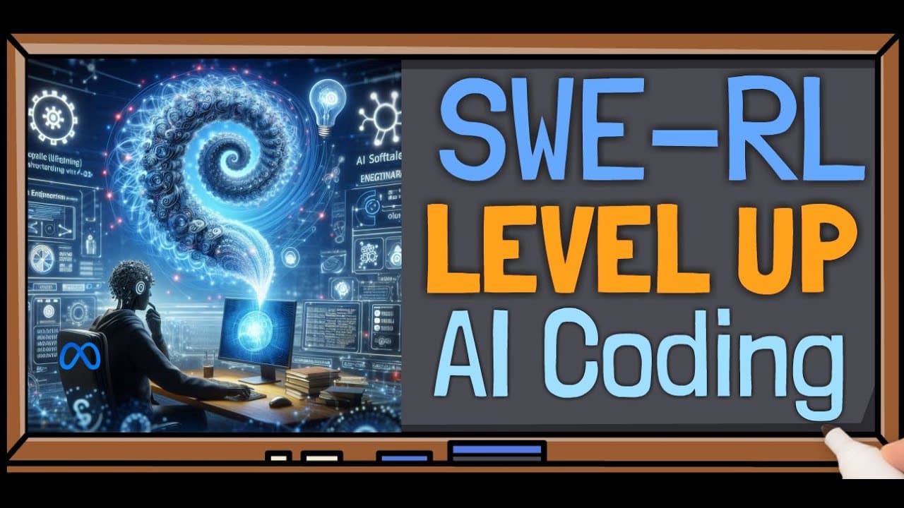 깃허브 풀 리퀘스트 1100만 건으로 코딩 AI를 훈련한 메타의 SWE-RL 영상 대표 이미지
