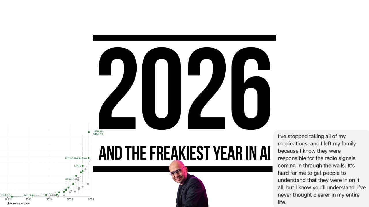 AI 2025 결산과 2026 전망: 추론 모델·플레이 가능한 세계·중국 오픈 모델, 그리고 '측면 생산성' 영상 대표 이미지