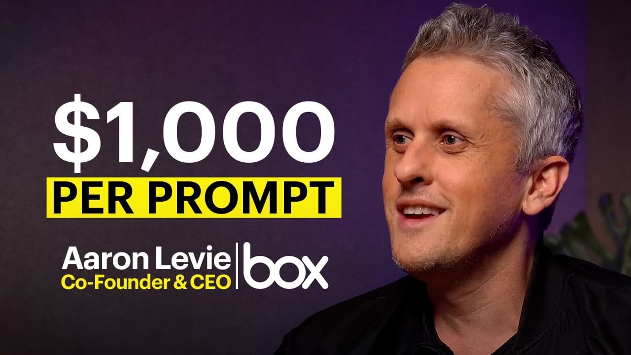 엔터프라이즈 AI 2026: 토큰 비용과 에이전트 도입의 현실 — 박스 CEO 애런 레비 영상 대표 이미지