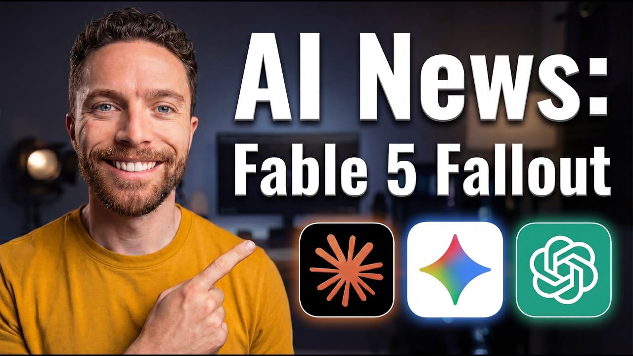 Fable 차단 그 후, 챗봇 업데이트와 두꺼운 AI 안경까지: 이번 주 AI 소식 영상 대표 이미지