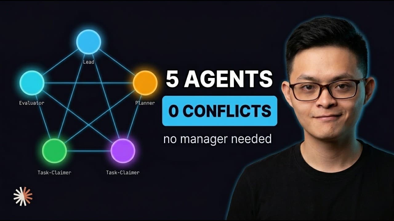 터미널 다섯 개로는 안 된다: 멀티 에이전트를 실제로 굴리는 네 가지 장치 영상 대표 이미지