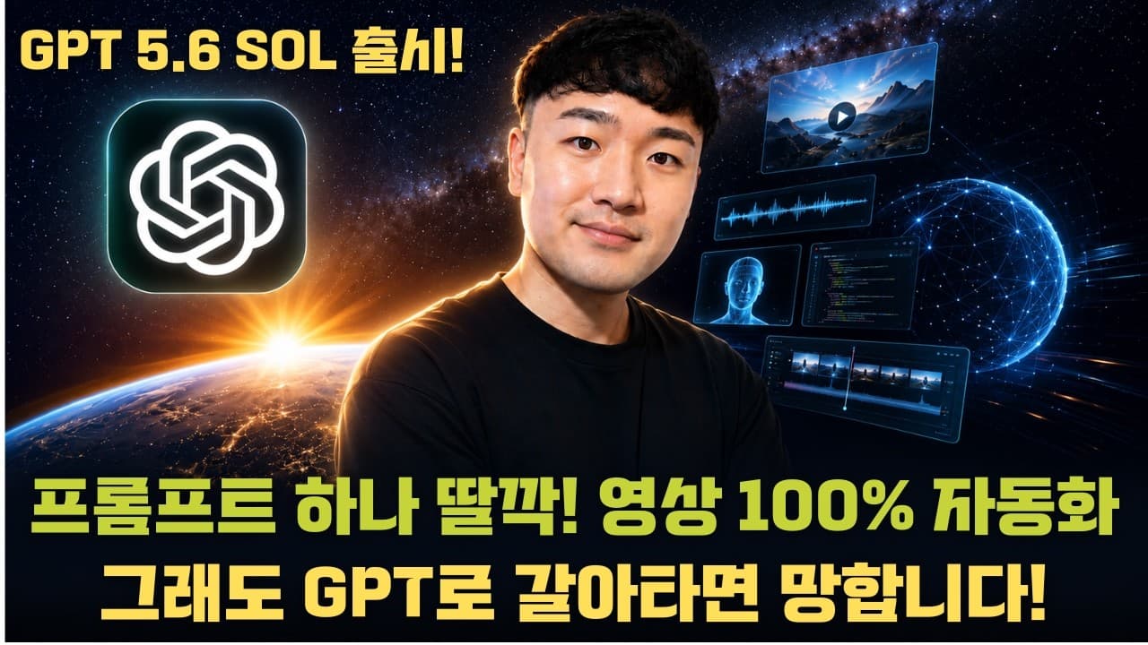프롬프트 하나로 유튜브 영상 제작 전 과정을 AI 에이전트에 맡겨 봤다 영상 대표 이미지