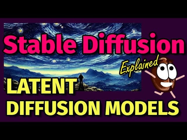 Stable Diffusion은 어떻게 작동하는가: 잠재 확산 모델(LDM)의 원리 영상 대표 이미지