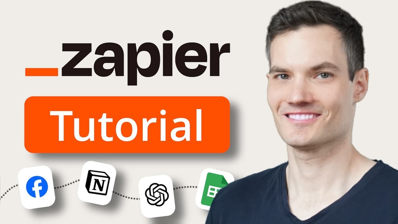 코딩 없이 AI로 반복 업무 자동화하기: Zapier 입문 가이드 영상 대표 이미지