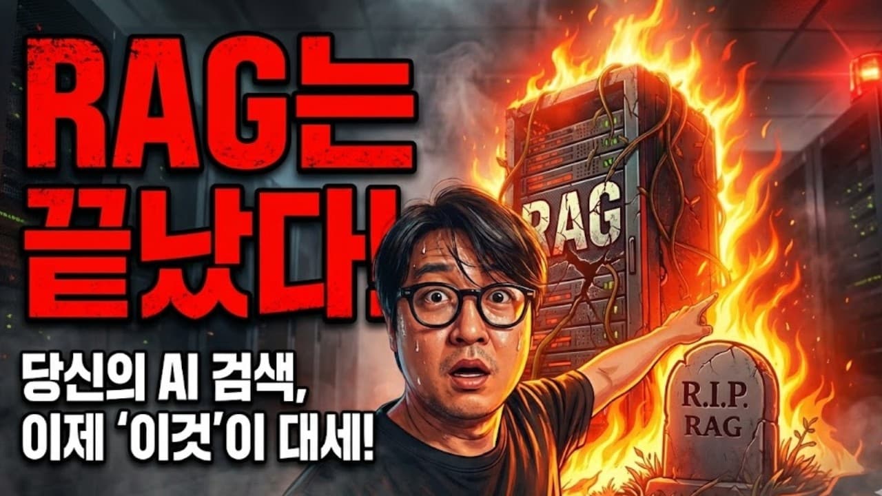 "RAG는 죽었다"는 말의 진실 — AI가 우리 회사 문서를 모르는 진짜 이유 영상 대표 이미지