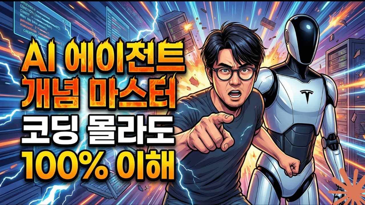 LLM, AI 워크플로우, AI 에이전트는 무엇이 다른가 영상 대표 이미지