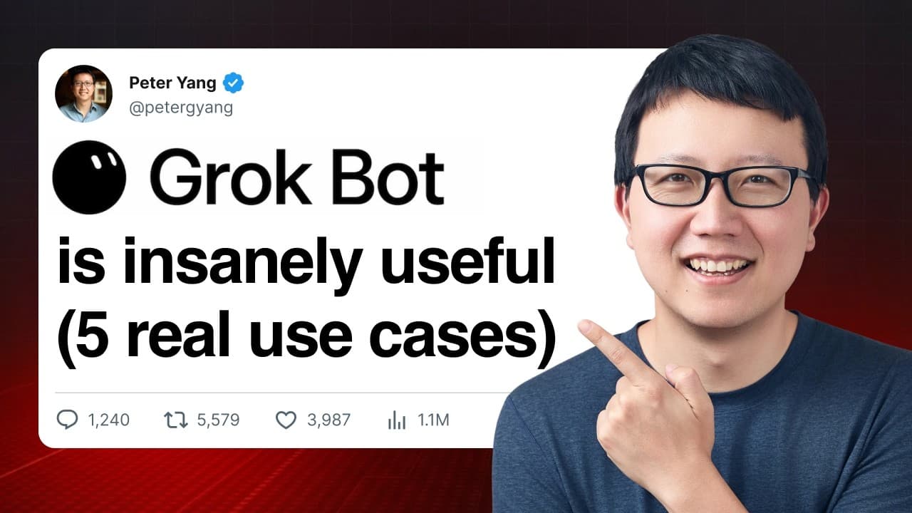 에이전트에게 클라우드 컴퓨터를 한 대 주면 생기는 일, 그록 봇 사용기 영상 대표 이미지