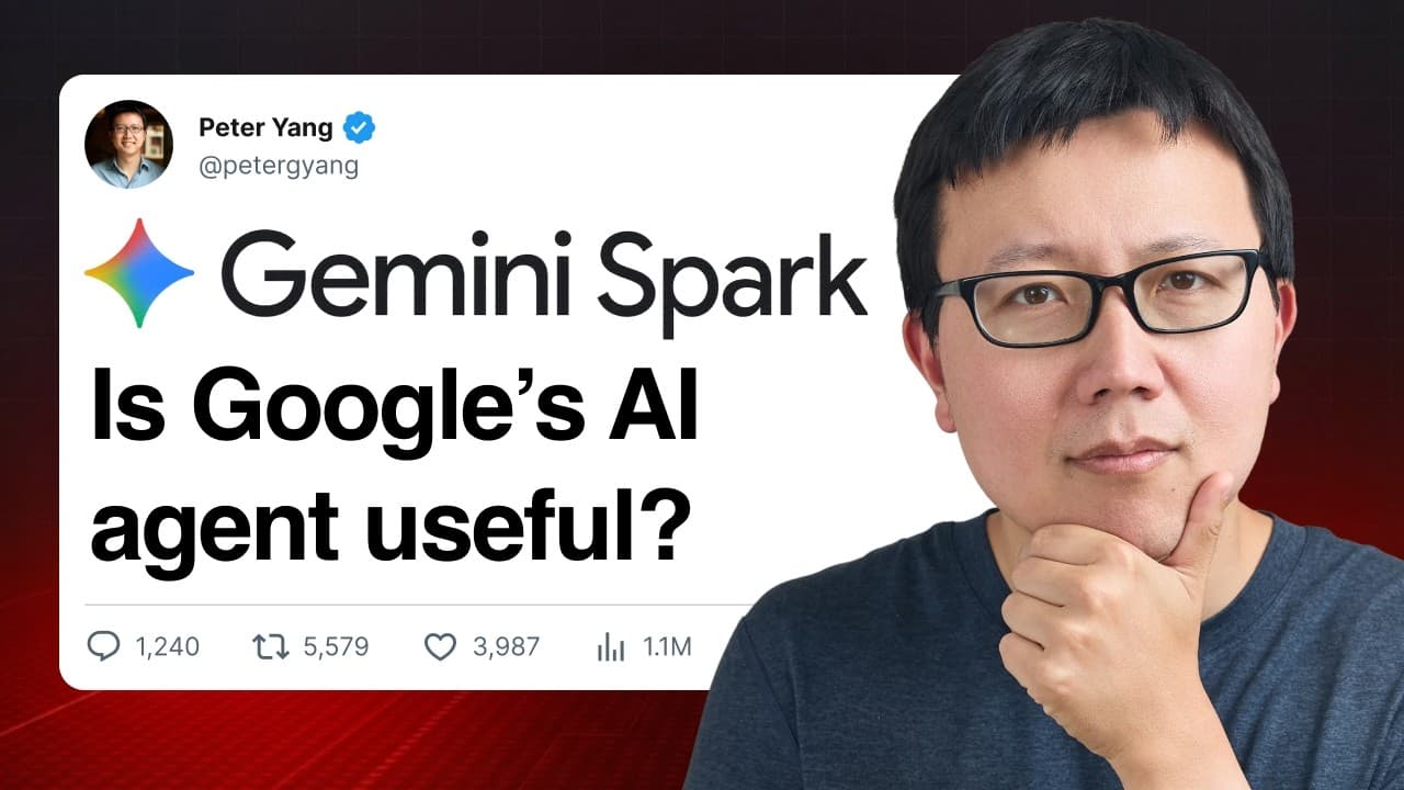 구글 제미나이 스파크 직접 써보니: 챗봇을 넘어 '일하는 AI 에이전트'로 영상 대표 이미지