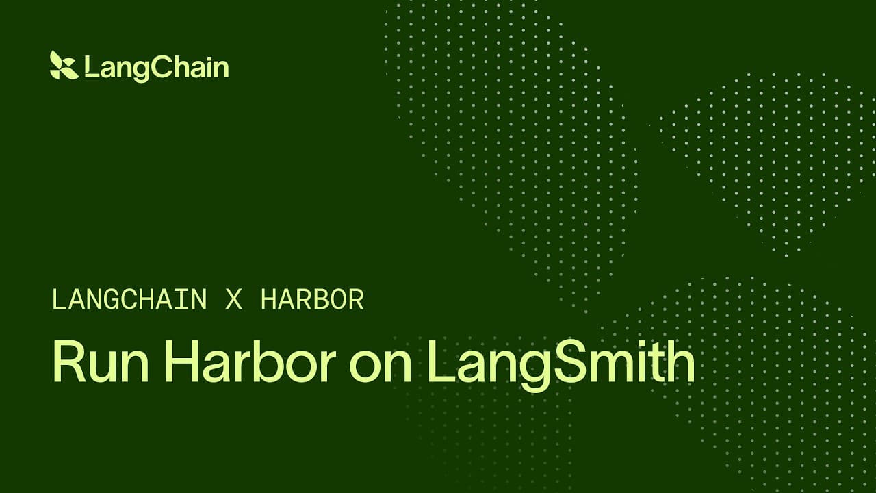 AI 에이전트 평가 파이프라인 만들기: Harbor와 LangSmith로 샌드박스·추적·관측 갖추기 영상 대표 이미지