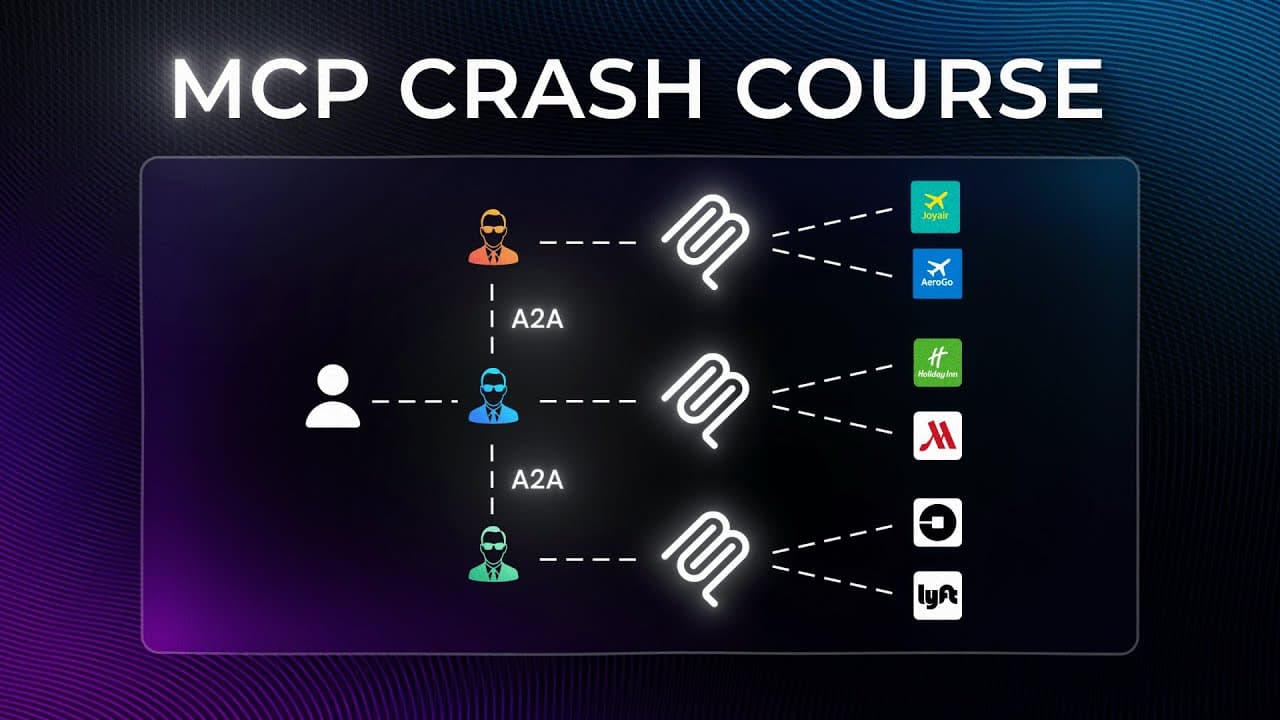 MCP(모델 컨텍스트 프로토콜) 입문: AI 에이전트가 외부 도구와 연결되는 표준 영상 대표 이미지