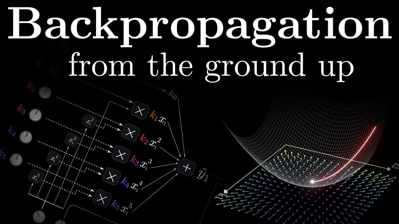 머신러닝을 떠받치는 단 하나의 알고리즘, 역전파(backpropagation) 직관적으로 이해하기 영상 대표 이미지