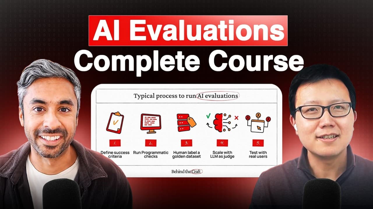 AI 평가(eval)는 왜 PM의 핵심 역량이 됐나: 실제 예시로 배우는 LLM 평가 절차 영상 대표 이미지