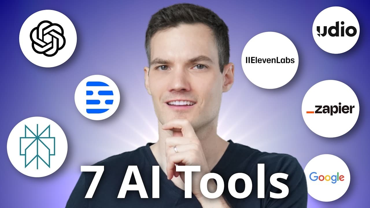 무료로 시작하는 AI 도구 7선 — 자동화·검색·음성·영상까지 영상 대표 이미지