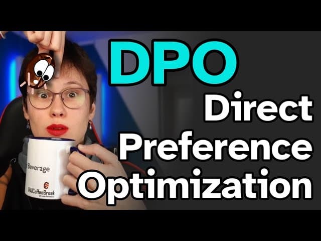 보상 모델 없이 사람 선호로 LLM을 길들인다 — 직접 선호 최적화(DPO) 영상 대표 이미지