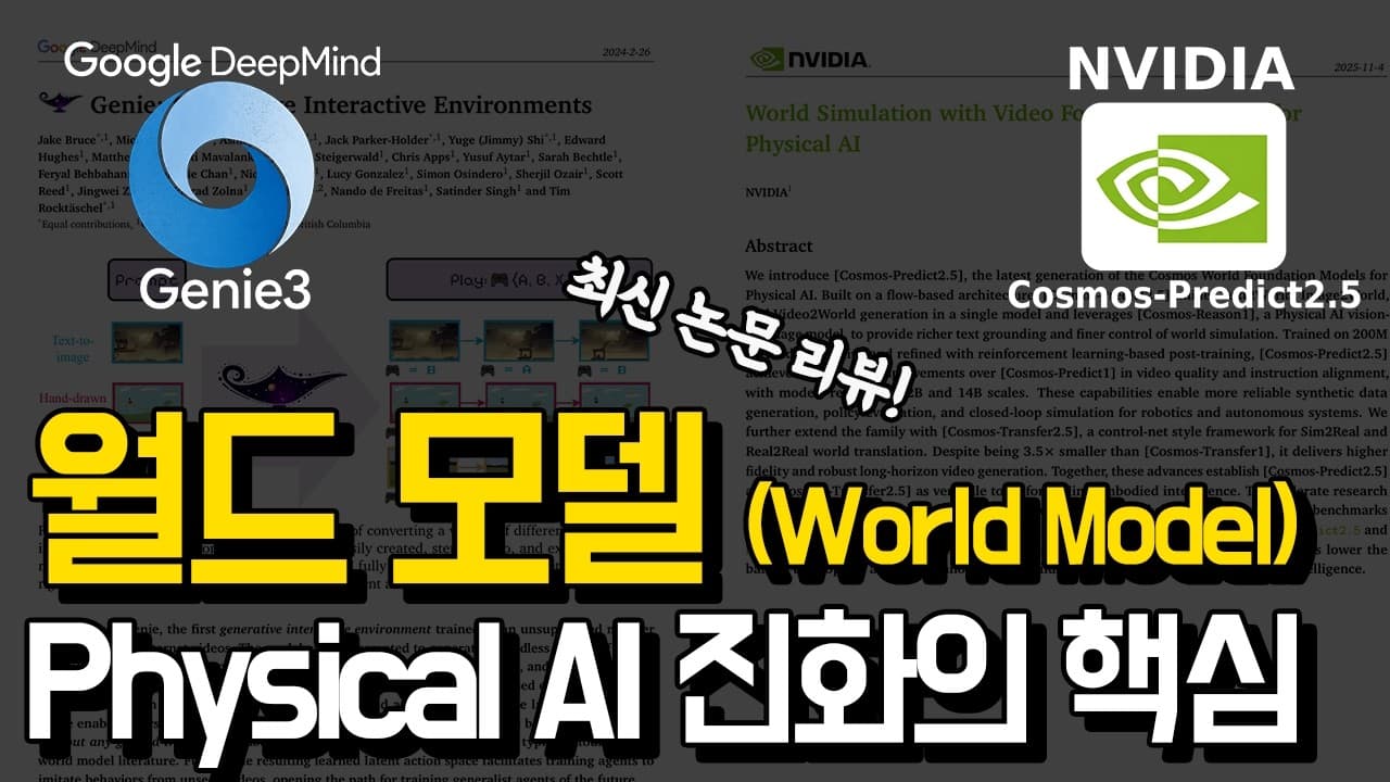구글과 엔비디아가 동시에 월드 모델에 뛰어든 이유 영상 대표 이미지