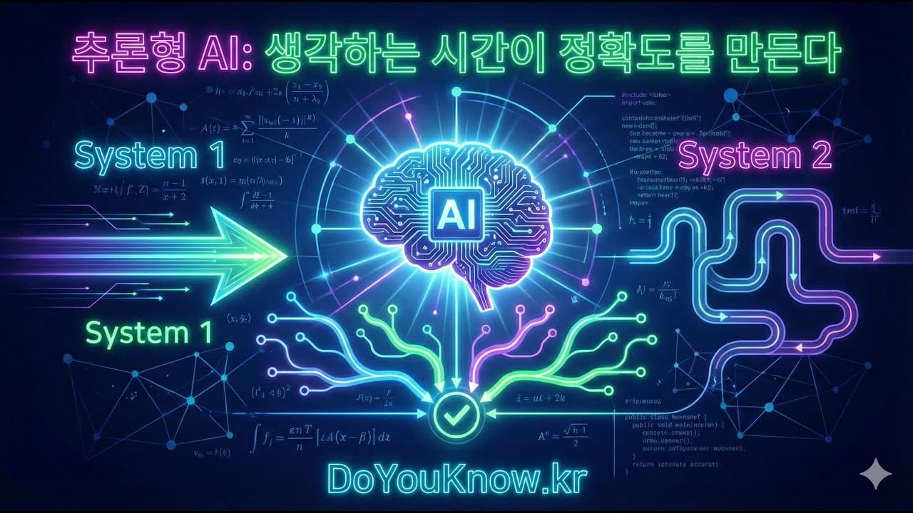 ‘찍기’에서 ‘추론’으로: o1과 딥시크 R1이 연 생각하는 AI의 시대 영상 대표 이미지