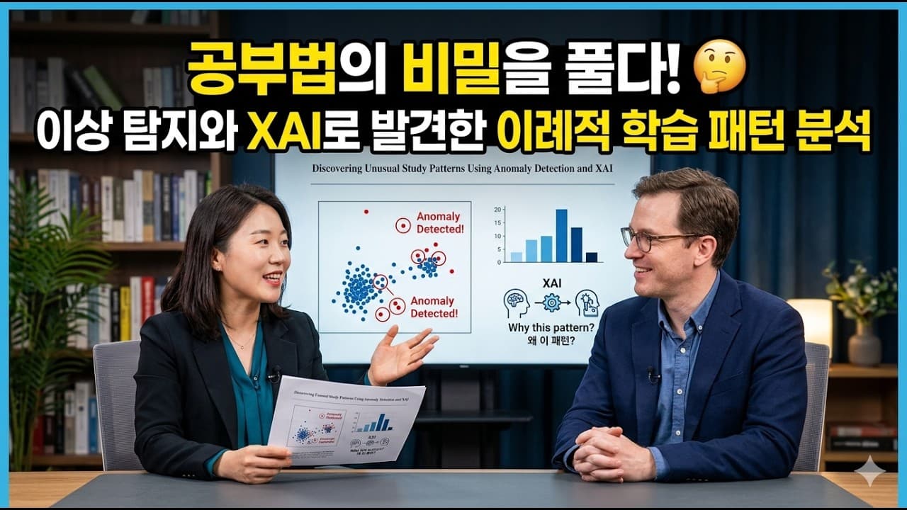 AI가 밝힌 '성실한 낙제생'의 비밀 — 이상 탐지와 설명가능 AI로 본 학습 패턴 영상 대표 이미지