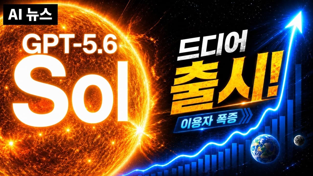 GPT-5.6부터 그록 4.5까지, 일주일 만에 판이 다시 짜인 AI 업계 정리 영상 대표 이미지