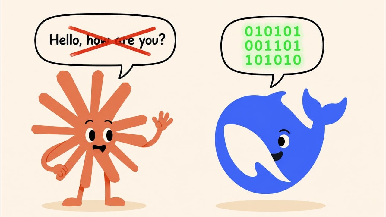 AI 에이전트, 영어 대신 '생각'을 직접 주고받자 수학 정답률이 뛰었다 영상 대표 이미지