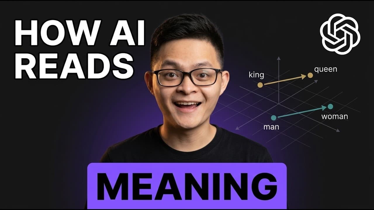 AI는 어떻게 '뜻'을 읽는가 — 텍스트 임베딩과 벡터 검색의 기본기 영상 대표 이미지