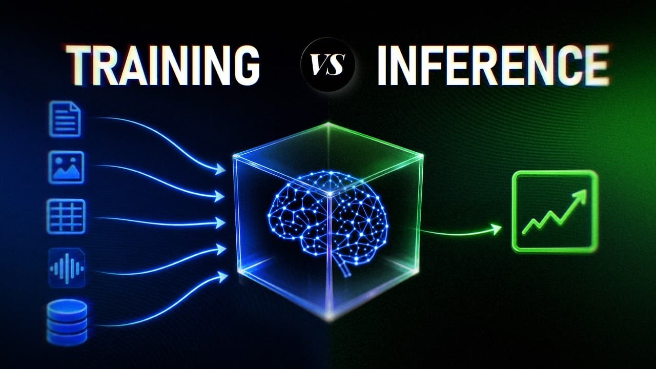 AI 모델의 두 얼굴: '학습'과 '추론'은 무엇이 다른가 영상 대표 이미지