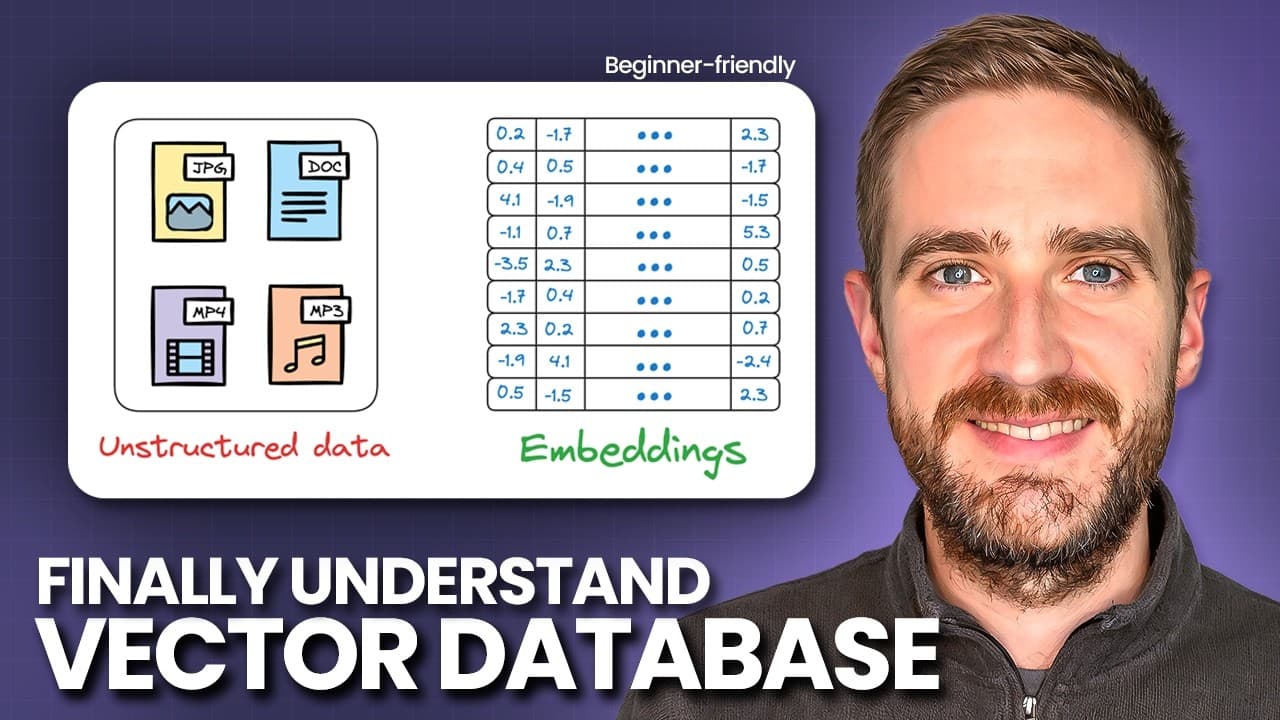 내 회사 데이터로 AI를 똑똑하게: 벡터 데이터베이스와 RAG 쉽게 이해하기 영상 대표 이미지