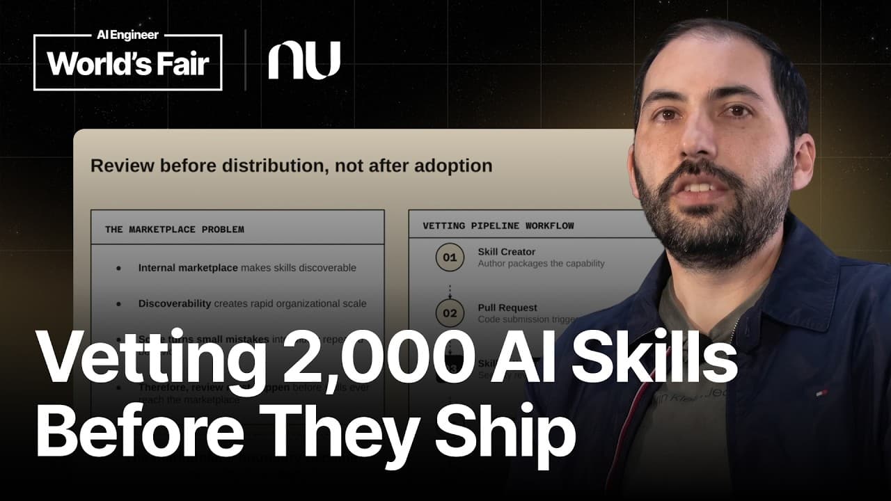 AI 스킬 2,000개를 개발자 손에 닿기 전에 검사한 이유 영상 대표 이미지