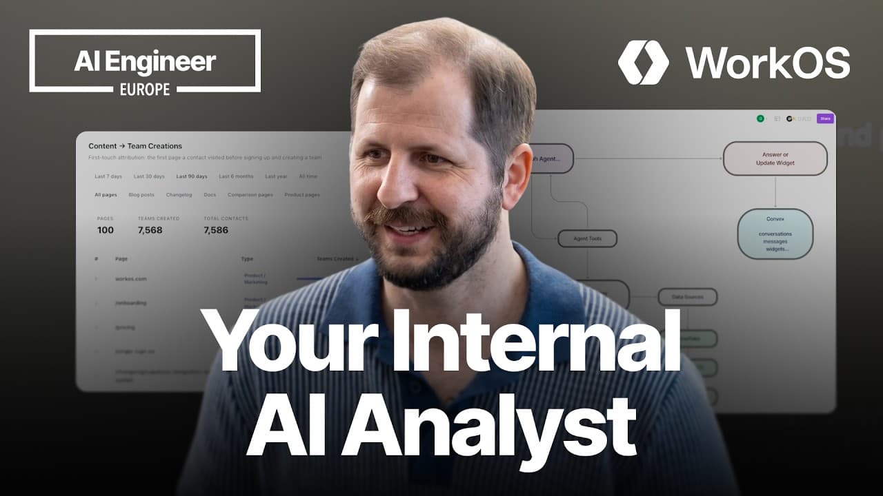 누구나 회사 데이터에 질문하게 만들다: WorkOS의 사내 AI 도구 '스튜디오' 영상 대표 이미지