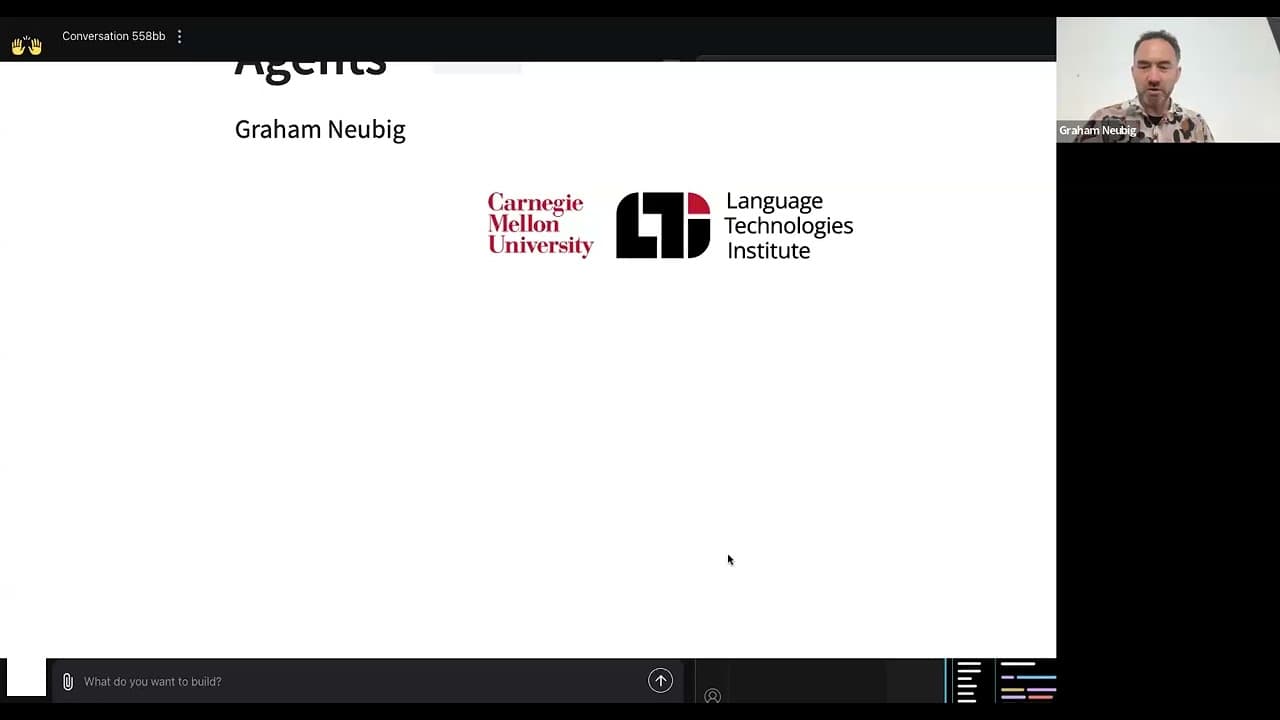 AI 에이전트를 실제로 돌리면 무엇이 문제인가 — CMU 추론 강의가 짚은 비용과 한계 영상 대표 이미지