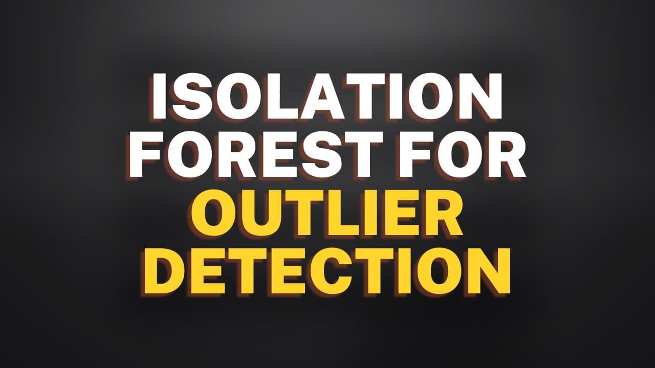 고립 숲(Isolation Forest): 이상치를 '적은 분할'로 가려내는 트리 기반 탐지 알고리즘 영상 대표 이미지