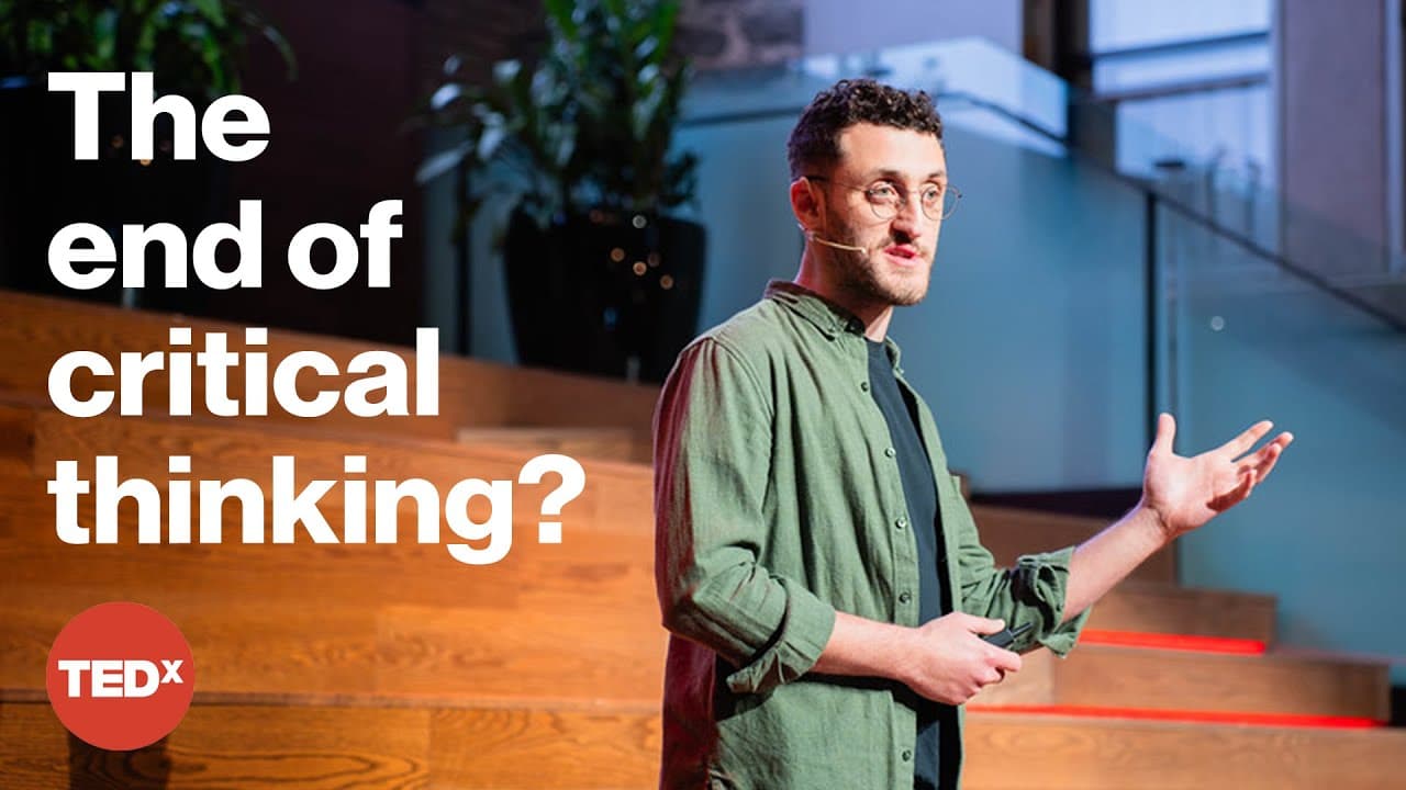 AI는 우리를 더 멍청하게 만드는가? TEDx 강연이 던지는 인지적 부하 떠넘기기 경고 영상 대표 이미지