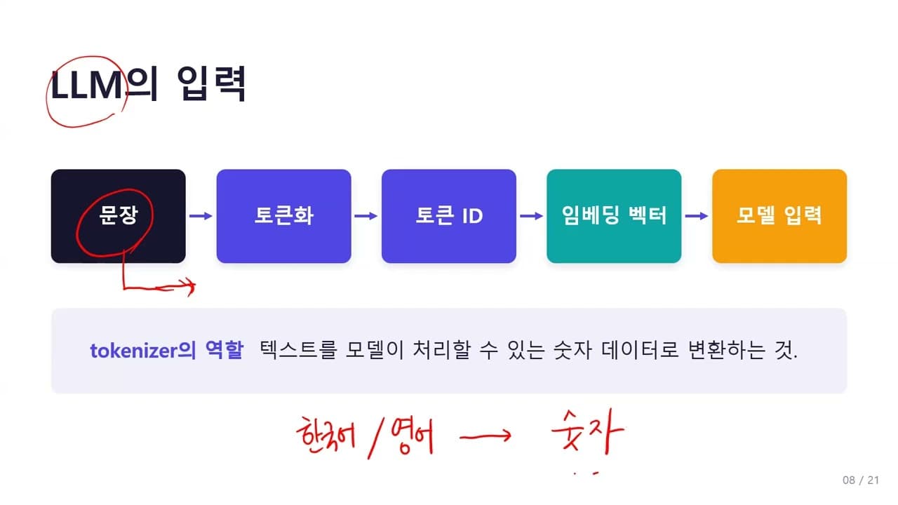 LLM은 문장을 어떻게 이해하고 만들까: 토큰화부터 임베딩, 다음 단어 예측까지 영상 대표 이미지