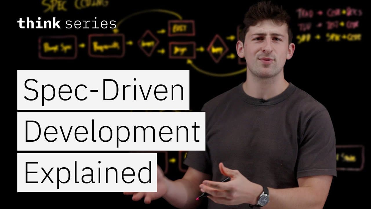 '바이브 코딩'을 넘어서—명세 기반 개발(Spec-Driven Development)이란 무엇인가 영상 대표 이미지