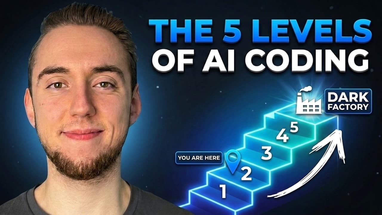 AI 코딩 자동화 5단계: '스파이시 자동완성'부터 '다크 팩토리'까지 영상 대표 이미지