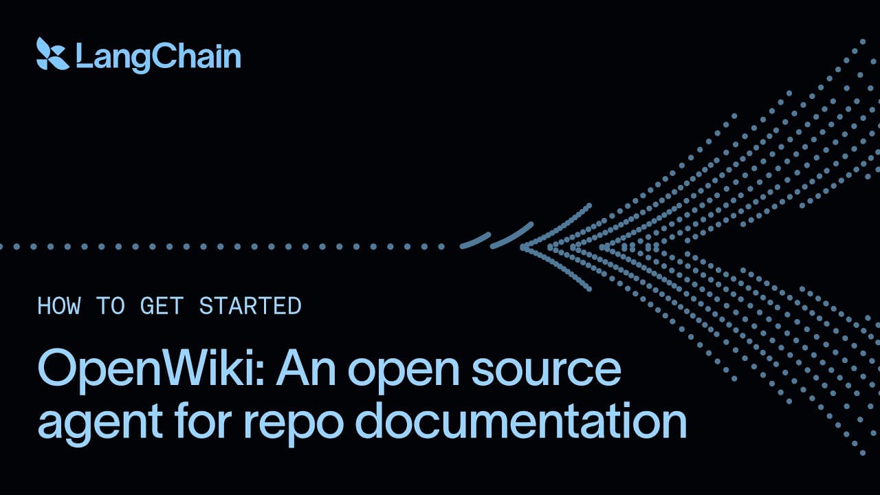 명령어 하나로 코드베이스 문서를 쓰고 매일 갱신하는 오픈소스 에이전트 'OpenWiki' 영상 대표 이미지